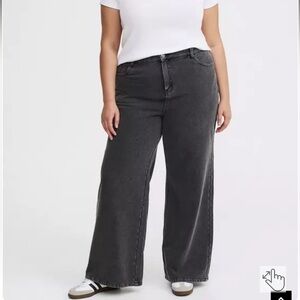 Torrid sz 16R High-Rise Wide Leg French Terry Jeans NWT BNWT